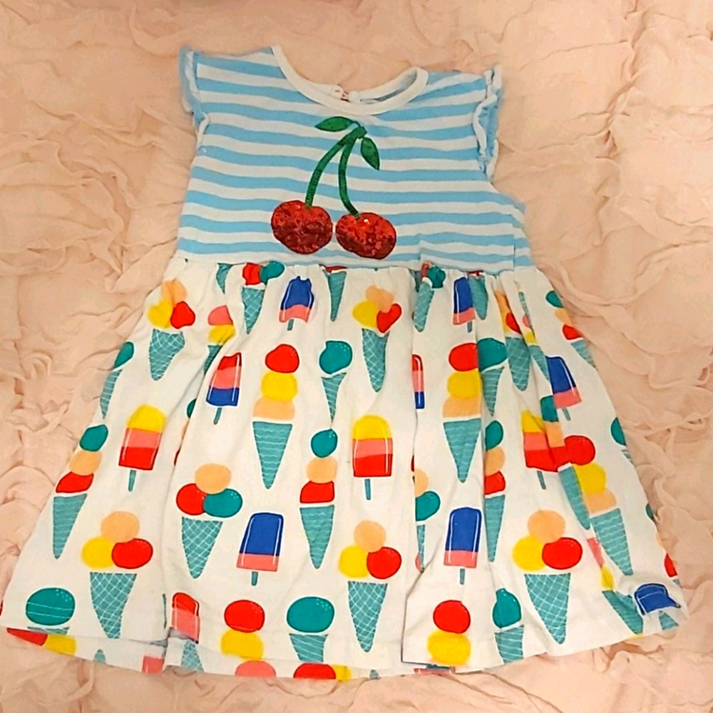 Cherry ice cream dress 4T